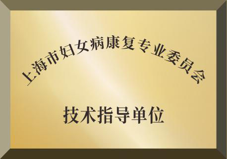 上海市妇女病康复专业委员会技术指导单位